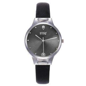 Rhinestone Dial Wristwatch